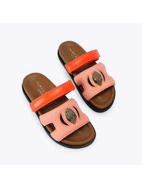 Kurt Geiger Eagle Cut Out Sandal Salmon Pink EU 36.5 / US 6